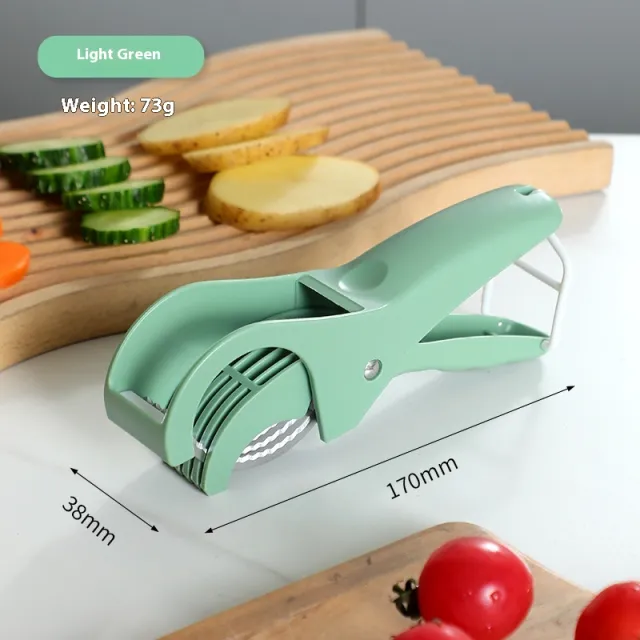 Kitchen Stainless Steel Fruit And Vegetable Slicer Green - Shop at LoveMi