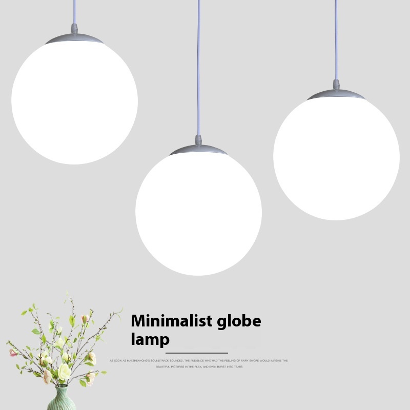 Living Room Single-head Simple Ball Chandelier - Image 3
