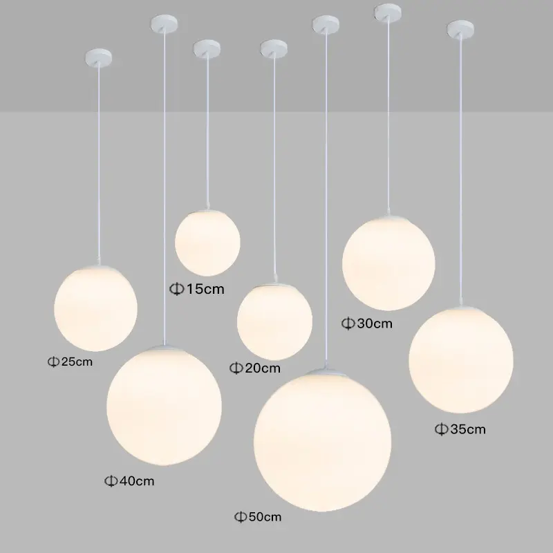 Living Room Single-head Simple Ball Chandelier