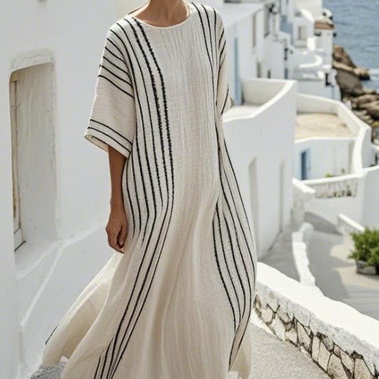 Long Patch Pocket Kaftan Skirt Girl