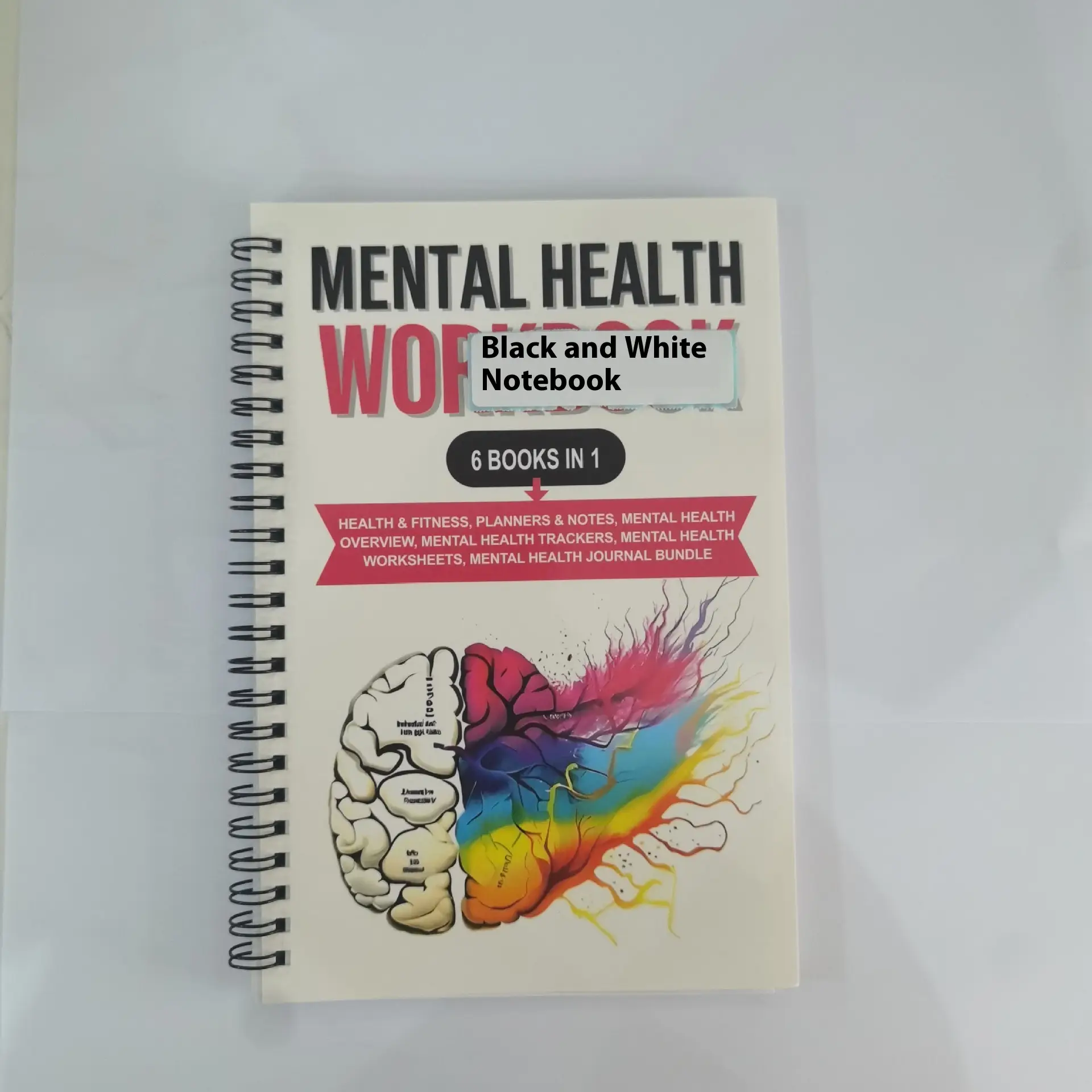 Brain Mental Health Notebook Mental Health Planning Notepad