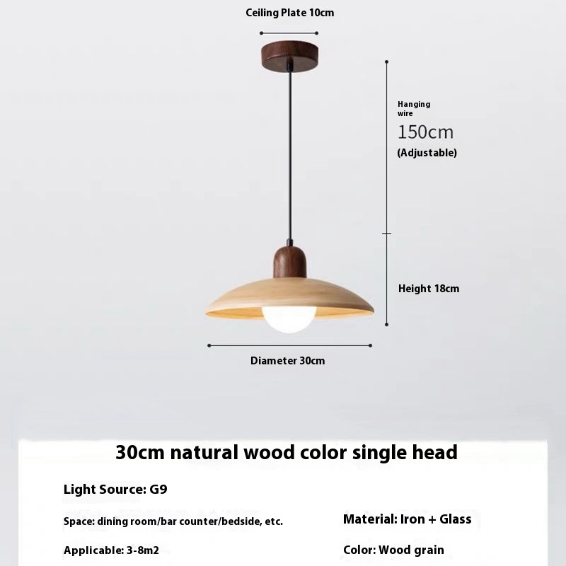 Japanese Retro Restaurant Bar Bedroom Chandelier - Image 4