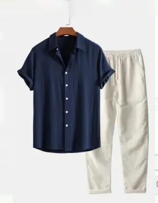 Men's Fashion Shirt Slim Fit Suit