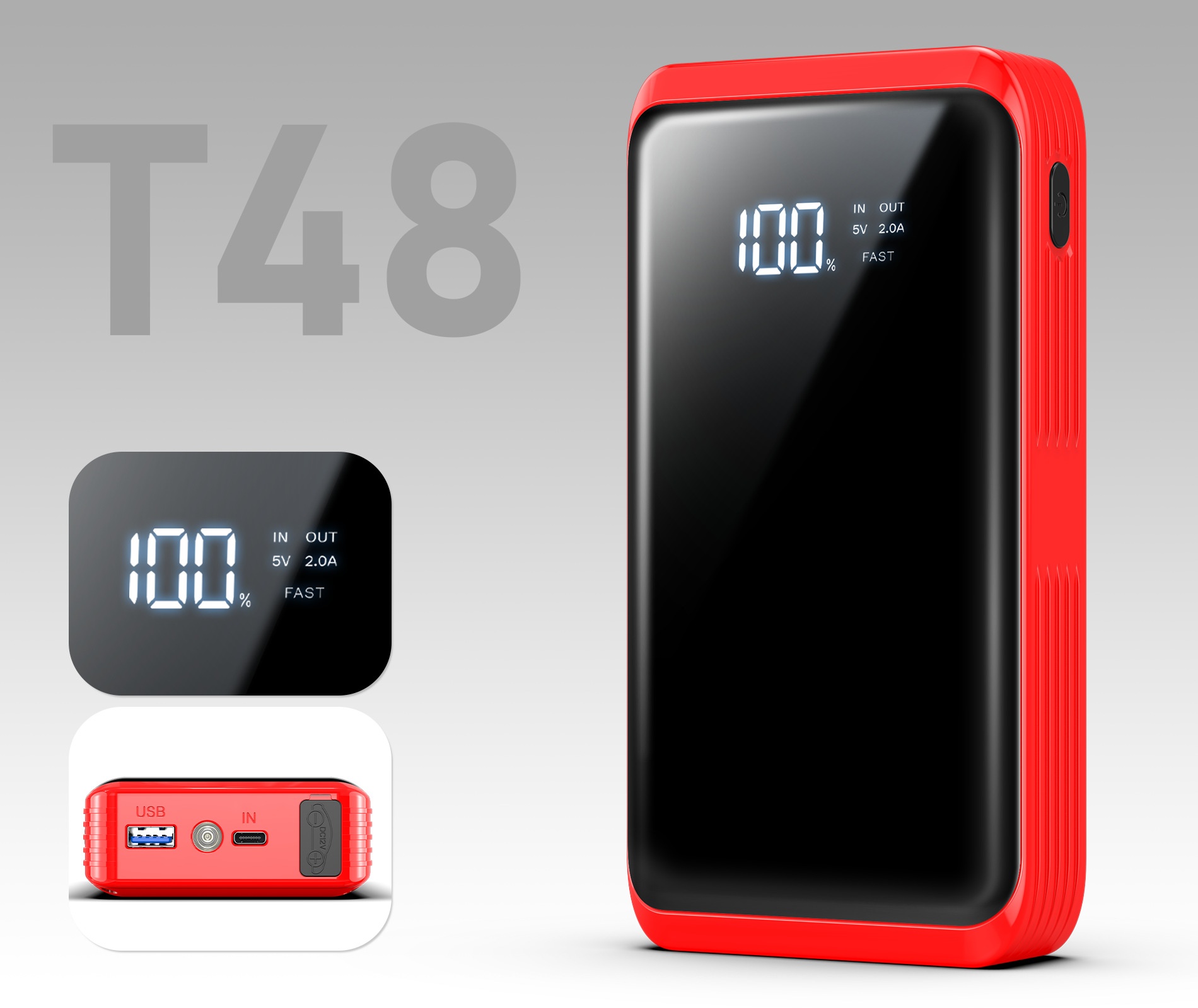 Automobile Emergency Start Power Source Standby Rescue And Electric Ignition Starting Treasure - Image 3