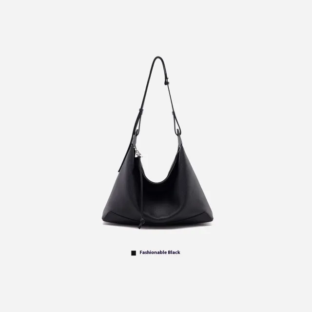 MYTASTE Kite Hobo Bag Large Designer Model Tote Underarm Hobo Bag Commuter Shoulder Messenger Bag For Women Black - Shop at LoveMi