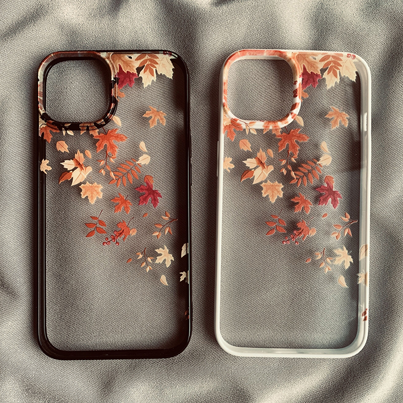 Drop-resistant Protective Cover Creative Autumn Wind And Fallen Leaves Phone Case - Image 2