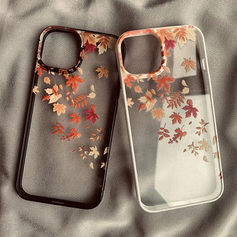 Drop-resistant Protective Cover Creative Autumn Wind And Fallen Leaves Phone Case