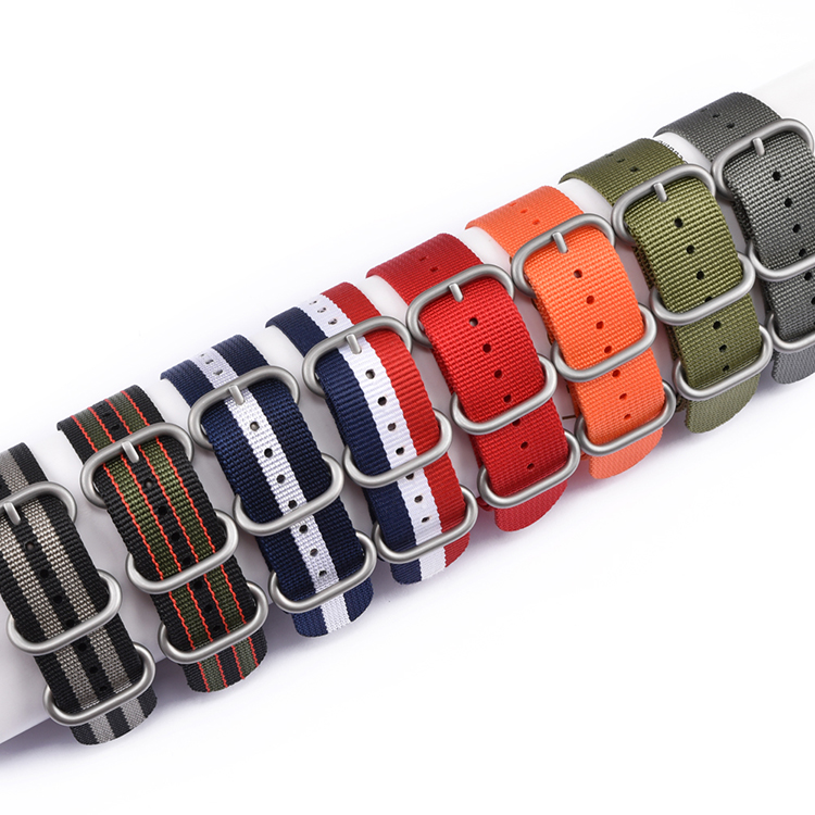 Portable Home Solid Color Nylon Canvas Woven Strap