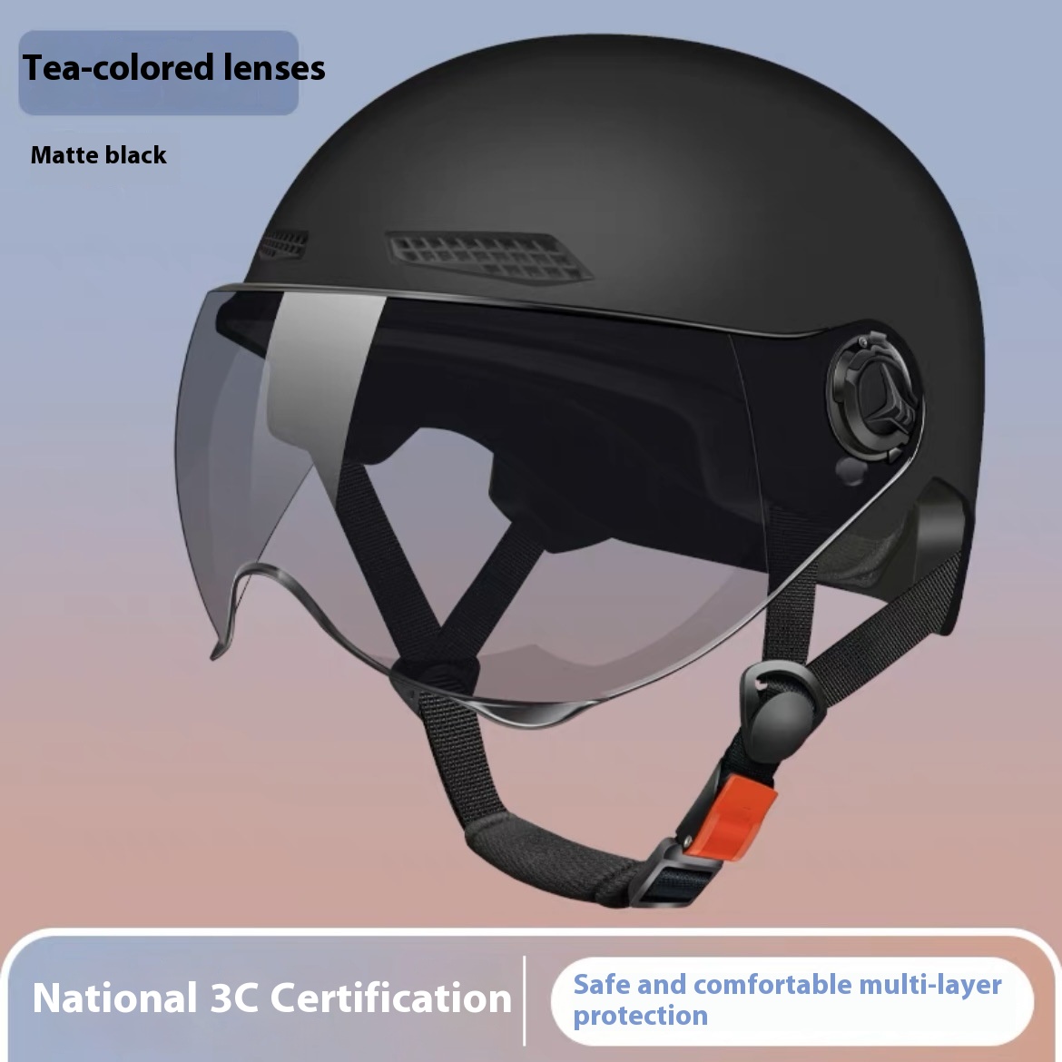3C Certified Electric Battery Motorcycle Helmet Sun Protection