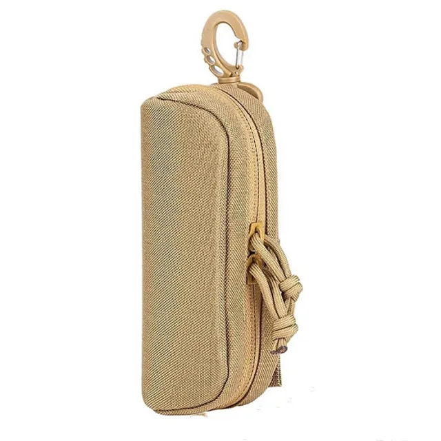 Multifunctional Backpack Portable Glasses Bag Molle Glasses Protective Box Accessory Kit Khaki - Shop at LoveMi