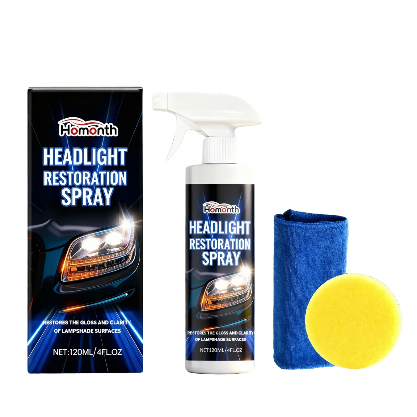Headlight Restoration Spray