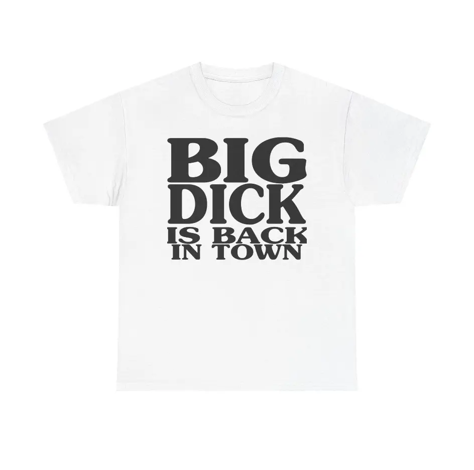 Male Letter Series Printed Round Neck Short Sleeve