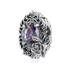 Mysterious Dark Night Rose DIY Bead Loose Accessories - Scc3200 - View 1