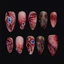 Halloween Wear 30 Pieces Of Almond 3D Stereo view 1