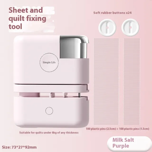 Household Duvet Bed Sheet Removable Stapler type Holder Purple - Shop at LoveMi