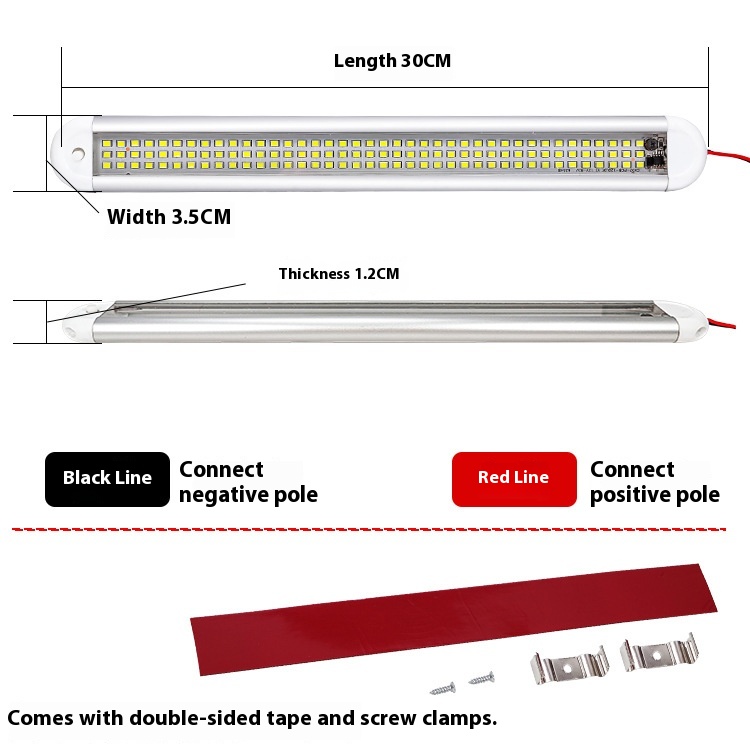 Three Rows Of 120 Beads Super Bright LED Reading Light