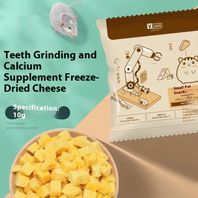 Hamster Snack Cheese Grain Molar Pet Lying Hand Food Cheese Grain 10G - Shop at LoveMi