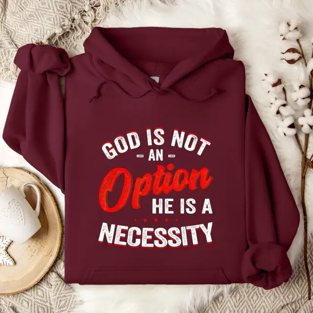 Creation And Purpose Cross Autumn And Winter European And American Men's And Women's Long Sleeves Maroon - Shop at LoveMi