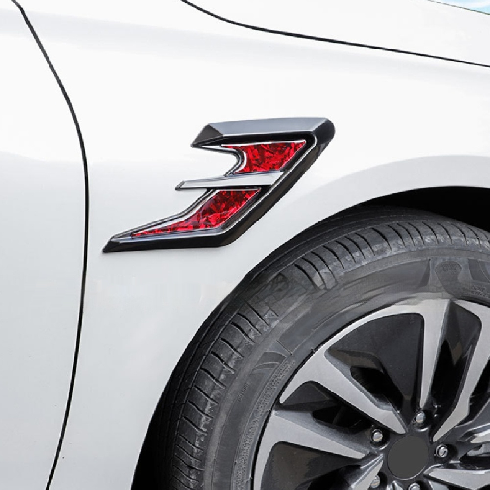 Carbon Fiber Pattern Auto Fender Decoration