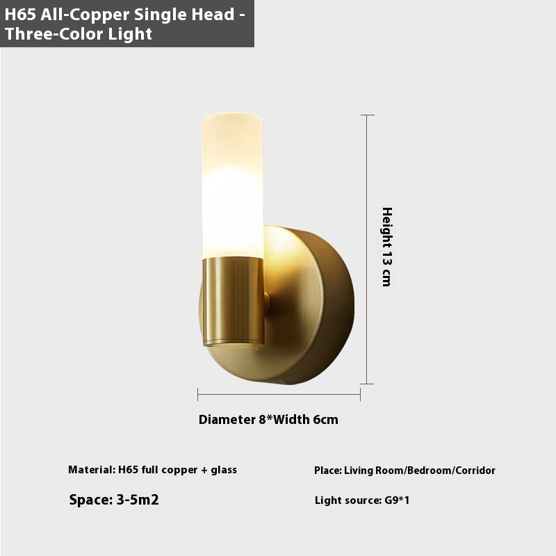 Living Room Background Bedroom Stair Aisle Wall Lamp