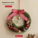 Red Plaid Letter Garland