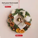 Dark Green Knot Garland