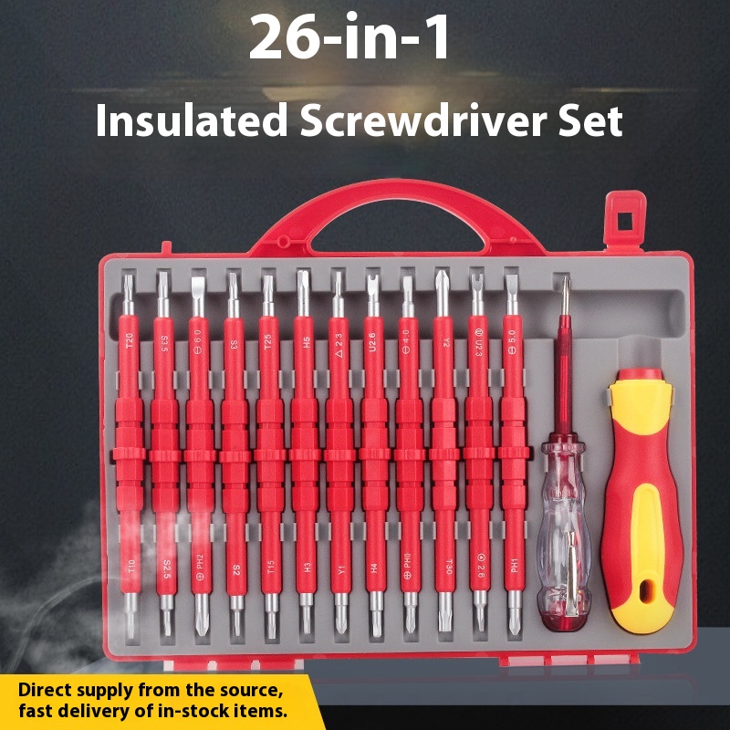 26-in-1 Electrician Screwdriver Set