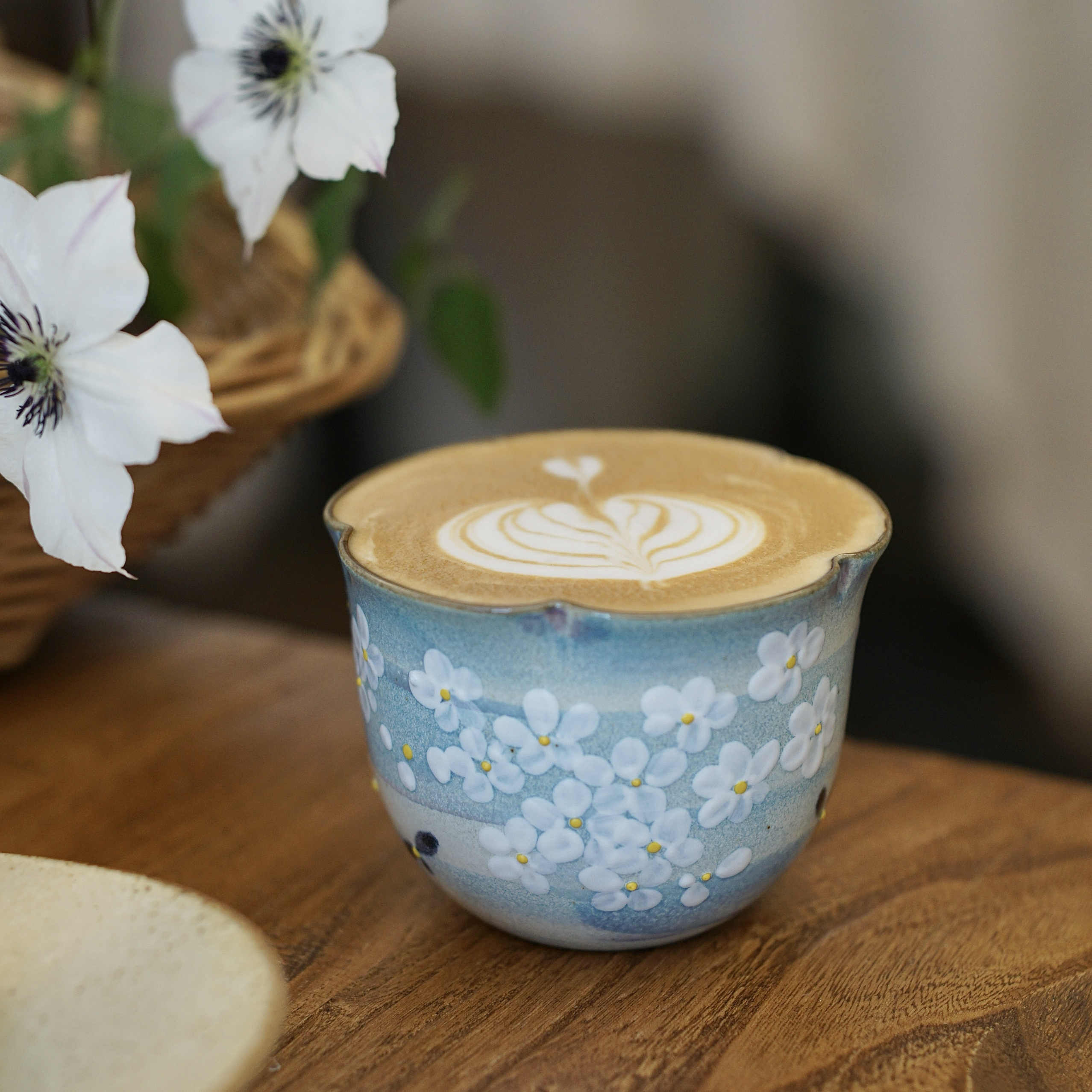Jingdezhen Hand Painted Underglaze Little Hand Held Cup