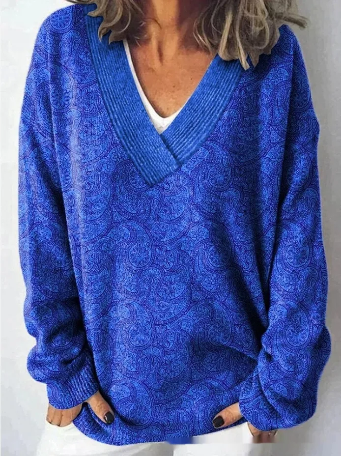 Female 3D Animal Pattern Printing Casual Sweatshirt - 2 Models E073-5Xl