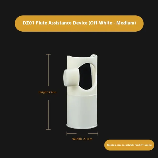 Flute Blowing Aid Beginner Simple Playing Auxiliary Accessories White M - Shop at LoveMi