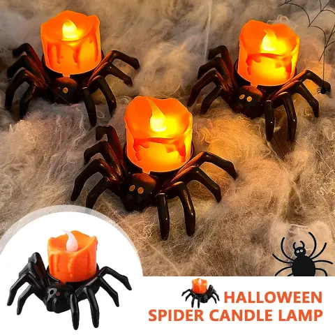 Halloween Decoration Spider Night Lights Party Supplies Props Bar