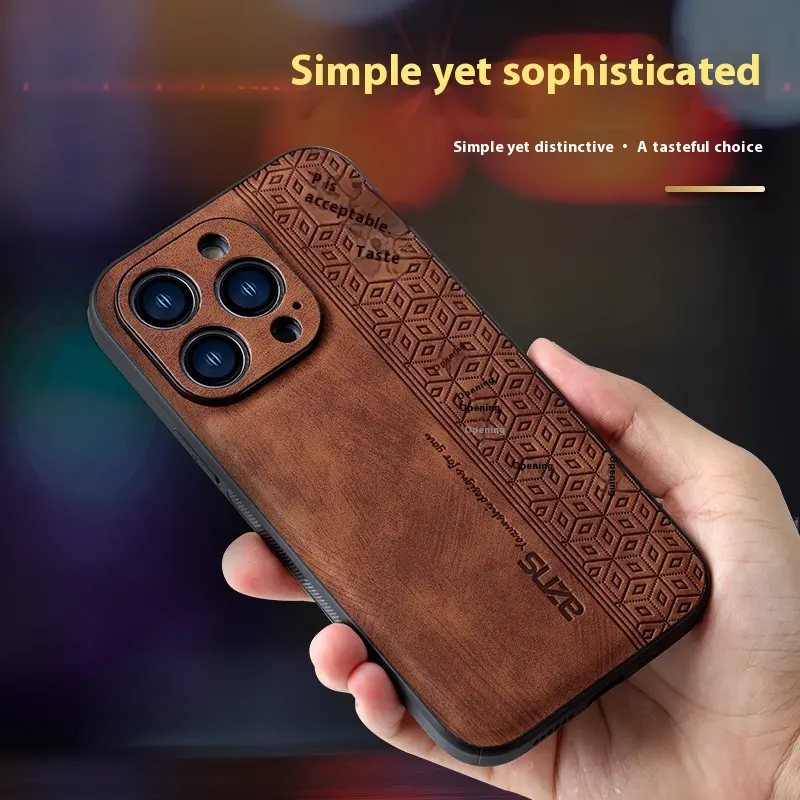 Phone Case New Skin Sensitive Printing Leather