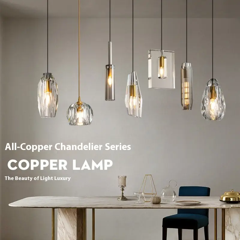Nordic Light Luxury Restaurant Bedside Decorations Chandelier