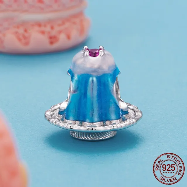 S925 Sterling Silver Dripping Pudding Bracelet String Beads DIY Bead Scc3160 - Shop at LoveMi