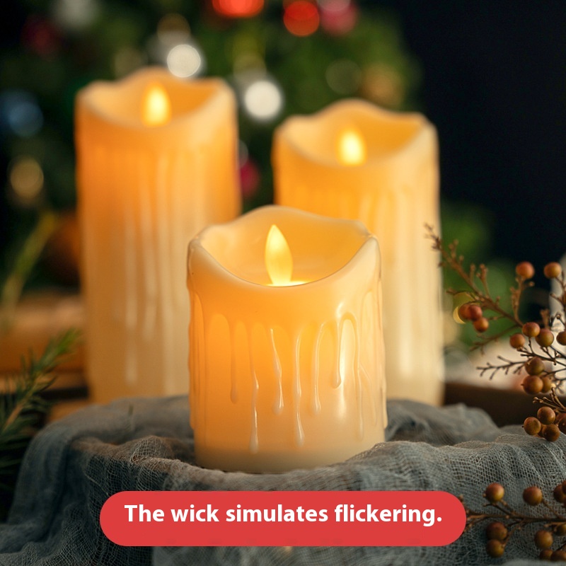 Electronic Simulation Candle Led Tears Candle Light - Image 1