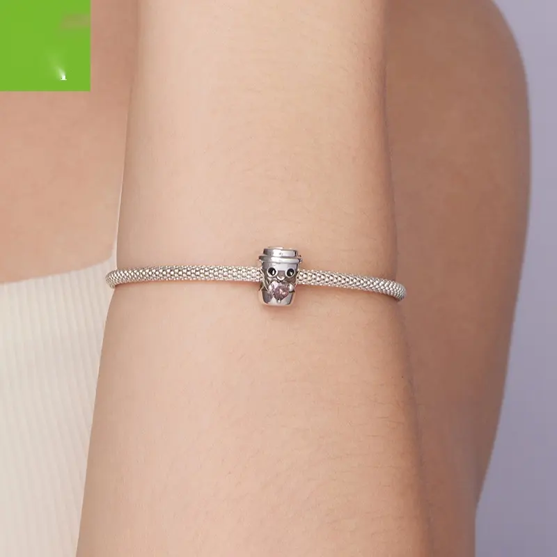 Design Love Coffee Cup Bead Accessories