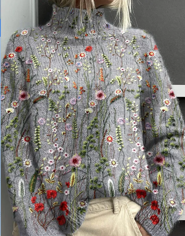 New Christmas Abstract Printing Casual Top - Style 176-S