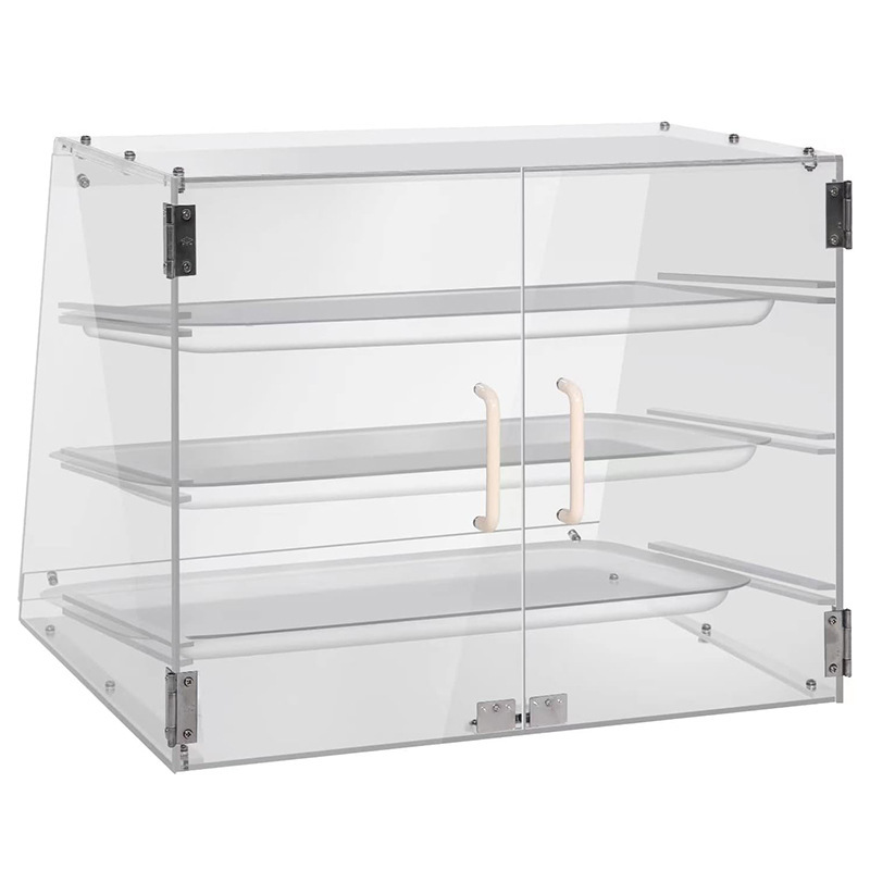 Transparent acrylic dessert dust cover removable toast rack