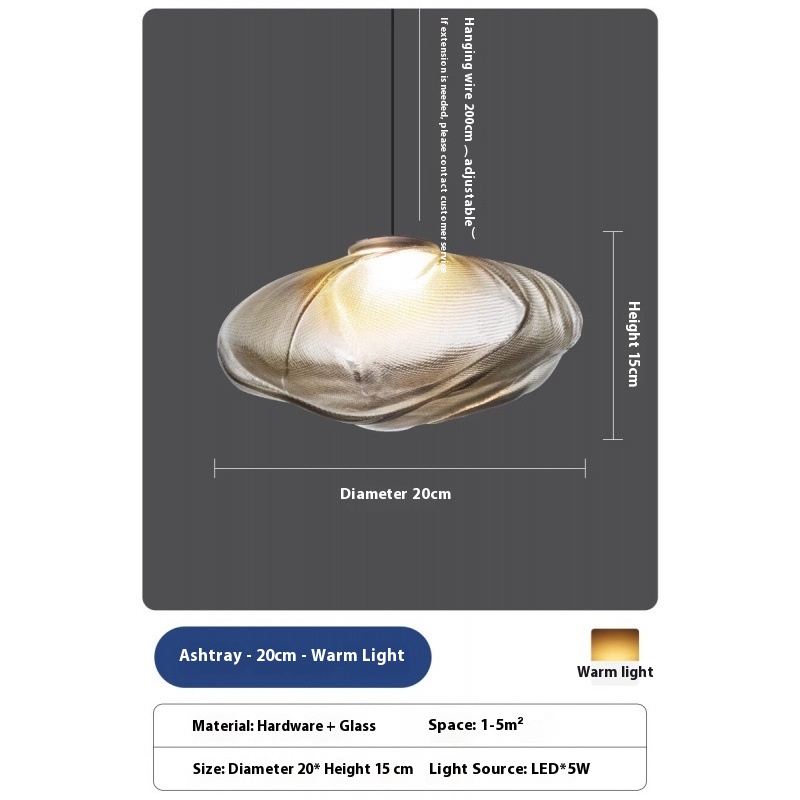 Duplex Empty Loft Staircase Restaurant Cloud Ceiling Lamp - Image 18