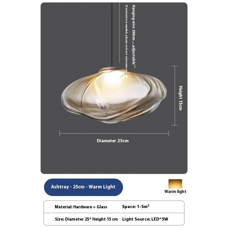 Duplex Empty Loft Staircase Restaurant Cloud Ceiling Lamp - Image 9