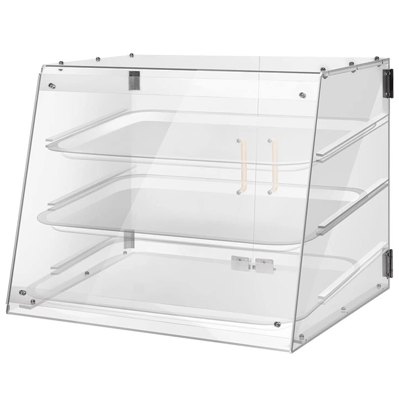 Transparent acrylic dessert dust cover removable toast rack