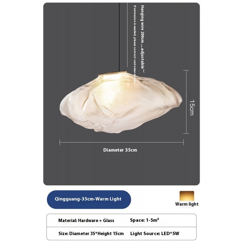 Duplex Empty Loft Staircase Restaurant Cloud Ceiling Lamp - Image 16