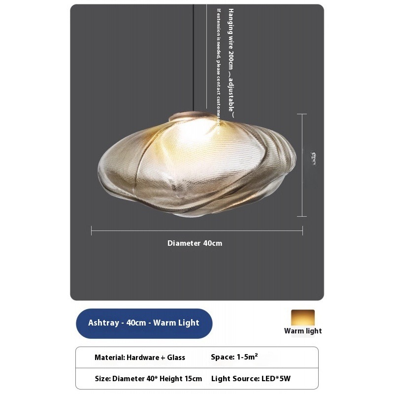 Duplex Empty Loft Staircase Restaurant Cloud Ceiling Lamp - Image 3