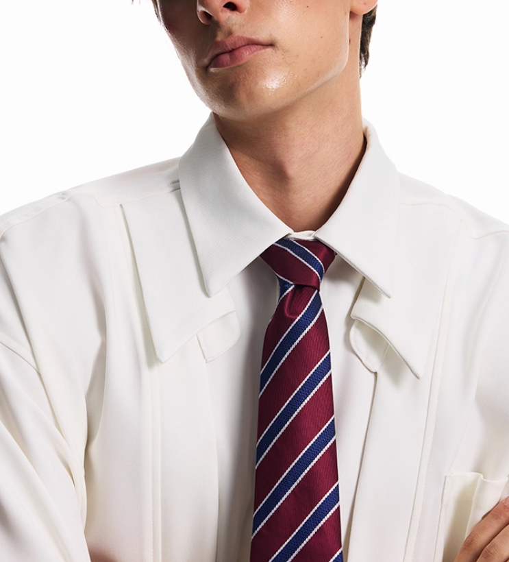 Summer Anti-wrinkle Design White Shirt For Men