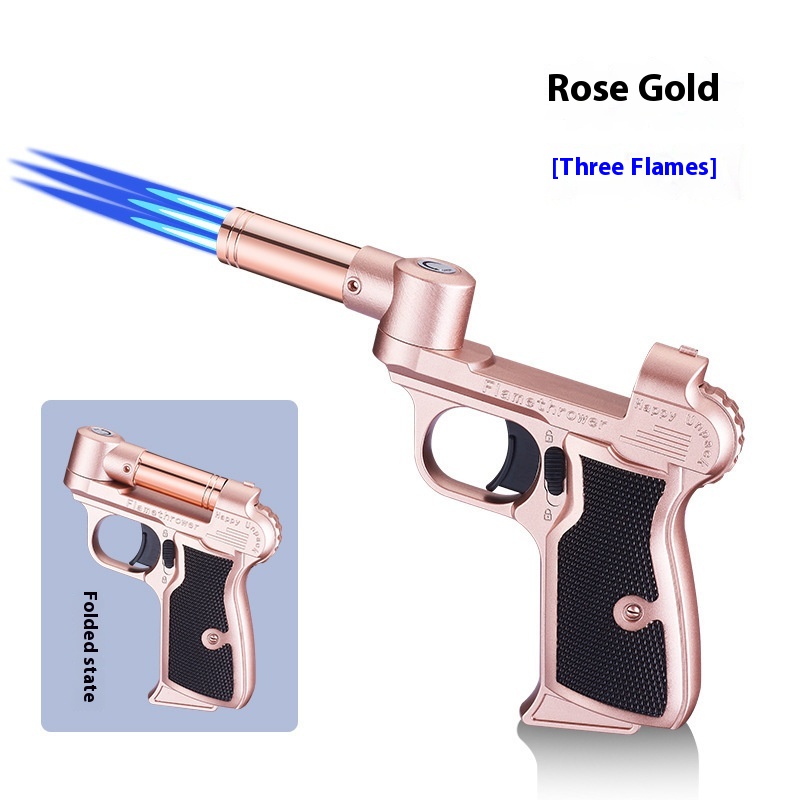Three Punch Rose Gold