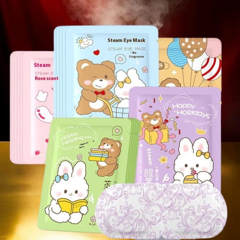 Cartoon Steam Eyeshade Relieve Eye Fatigue