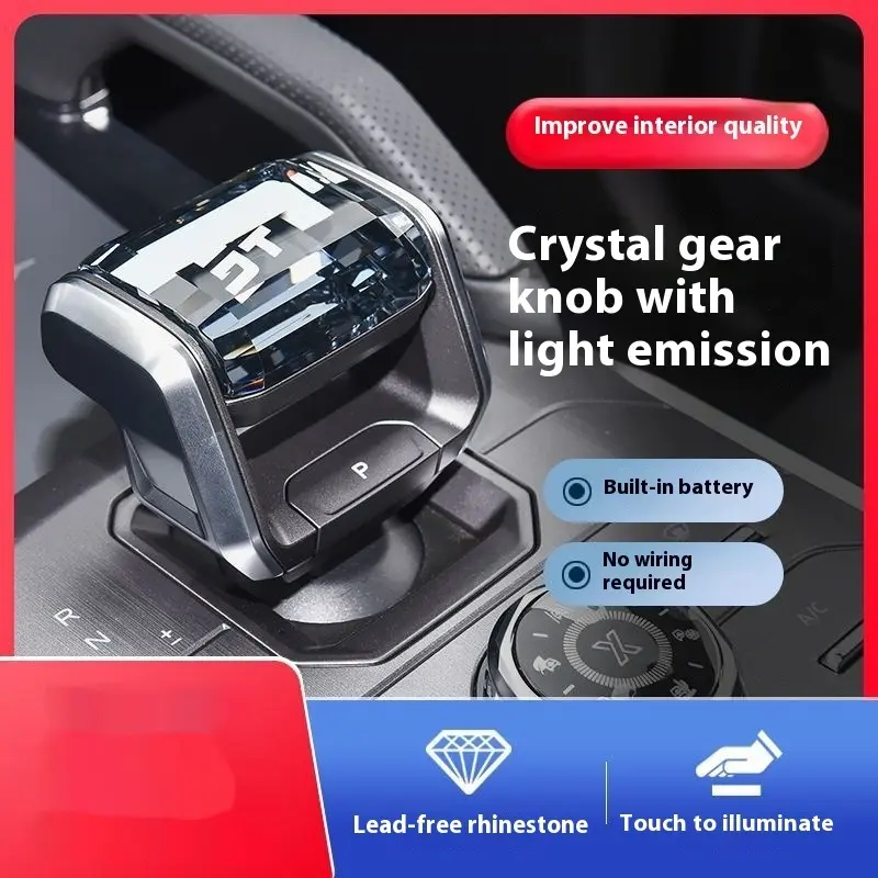 Travelers Refit Crystal Gear Handle Automobile Parts