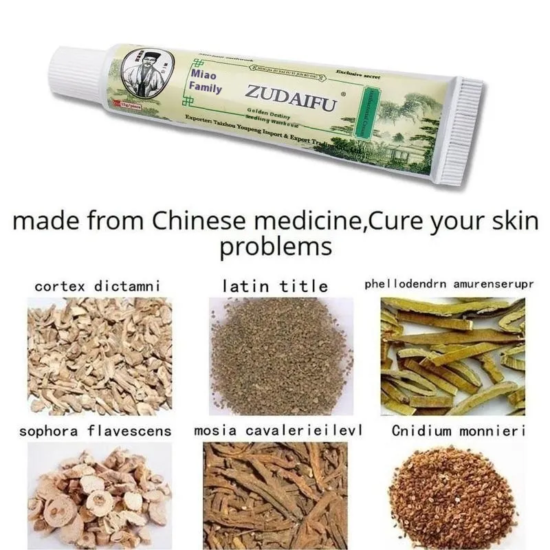 Zu Dafu Cream Herbal Cream - White10Pcs