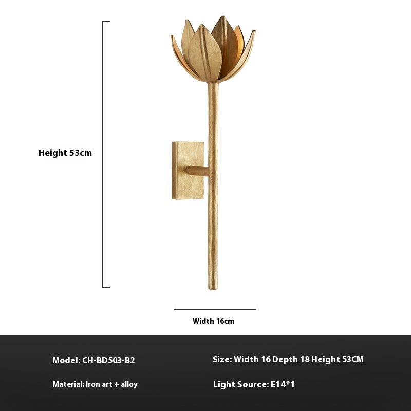 Modern Soft-mounted Staircase Flower Wall Lamp - Image 6