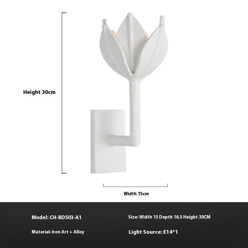 Modern Soft-mounted Staircase Flower Wall Lamp - Image 2